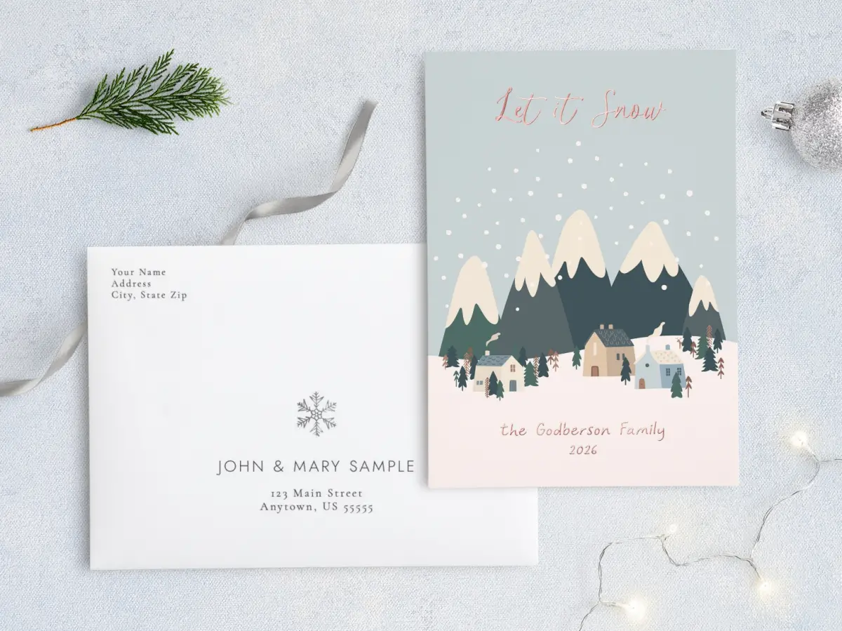 Front with Envelope Design