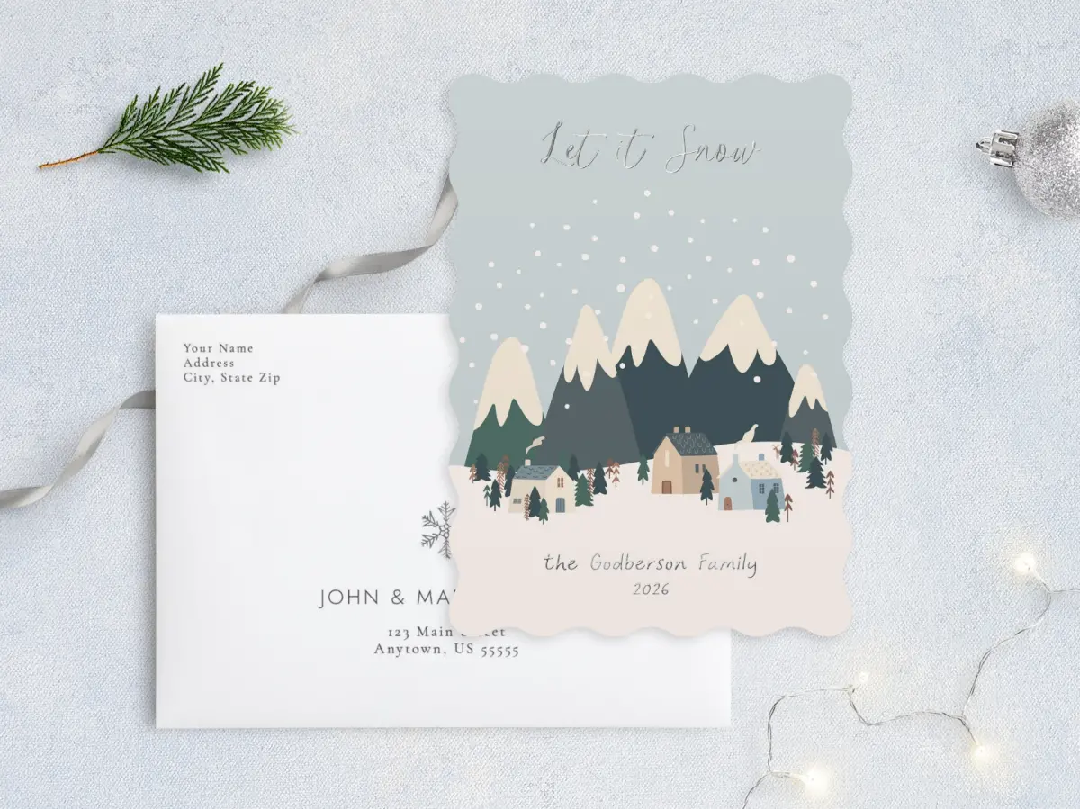 Front with Envelope Design