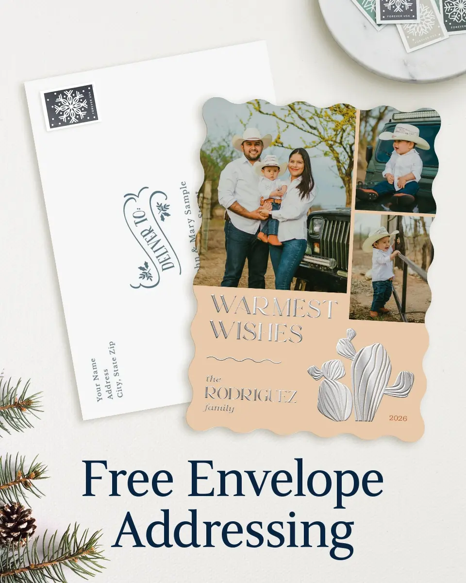 Wavy Christmas Cards