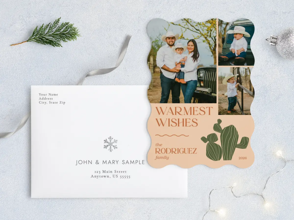 Front with Envelope Design