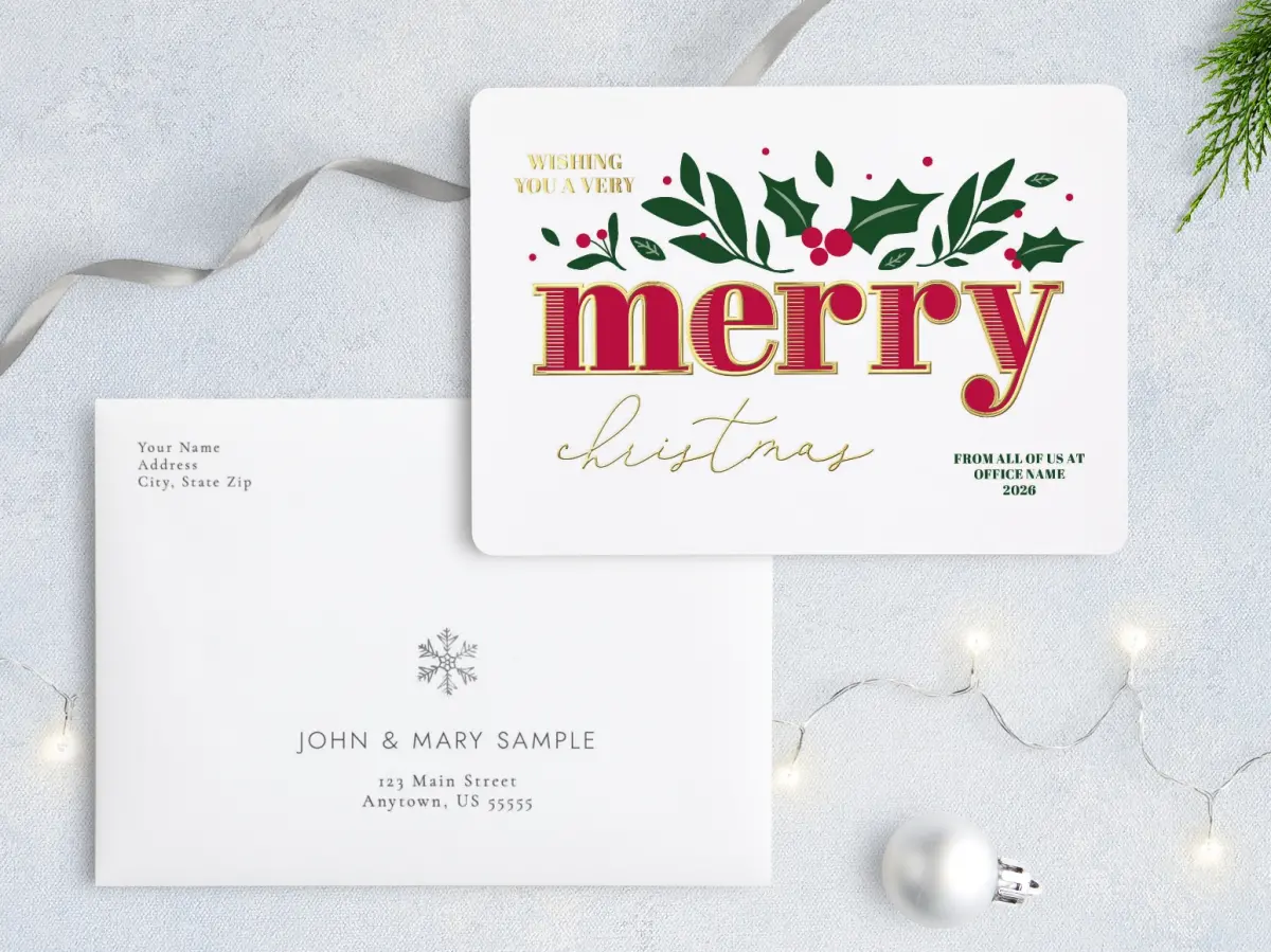 Front with Envelope Design