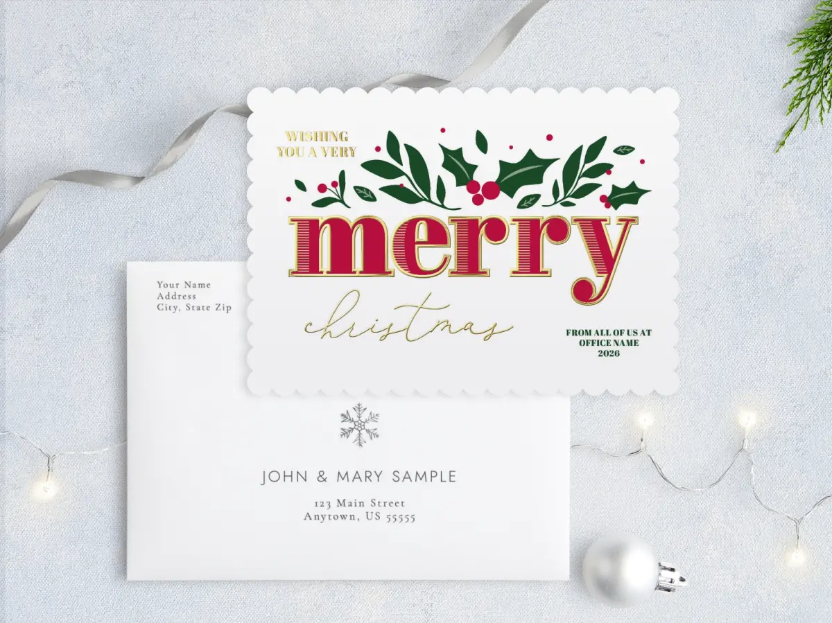 Front with Envelope Design