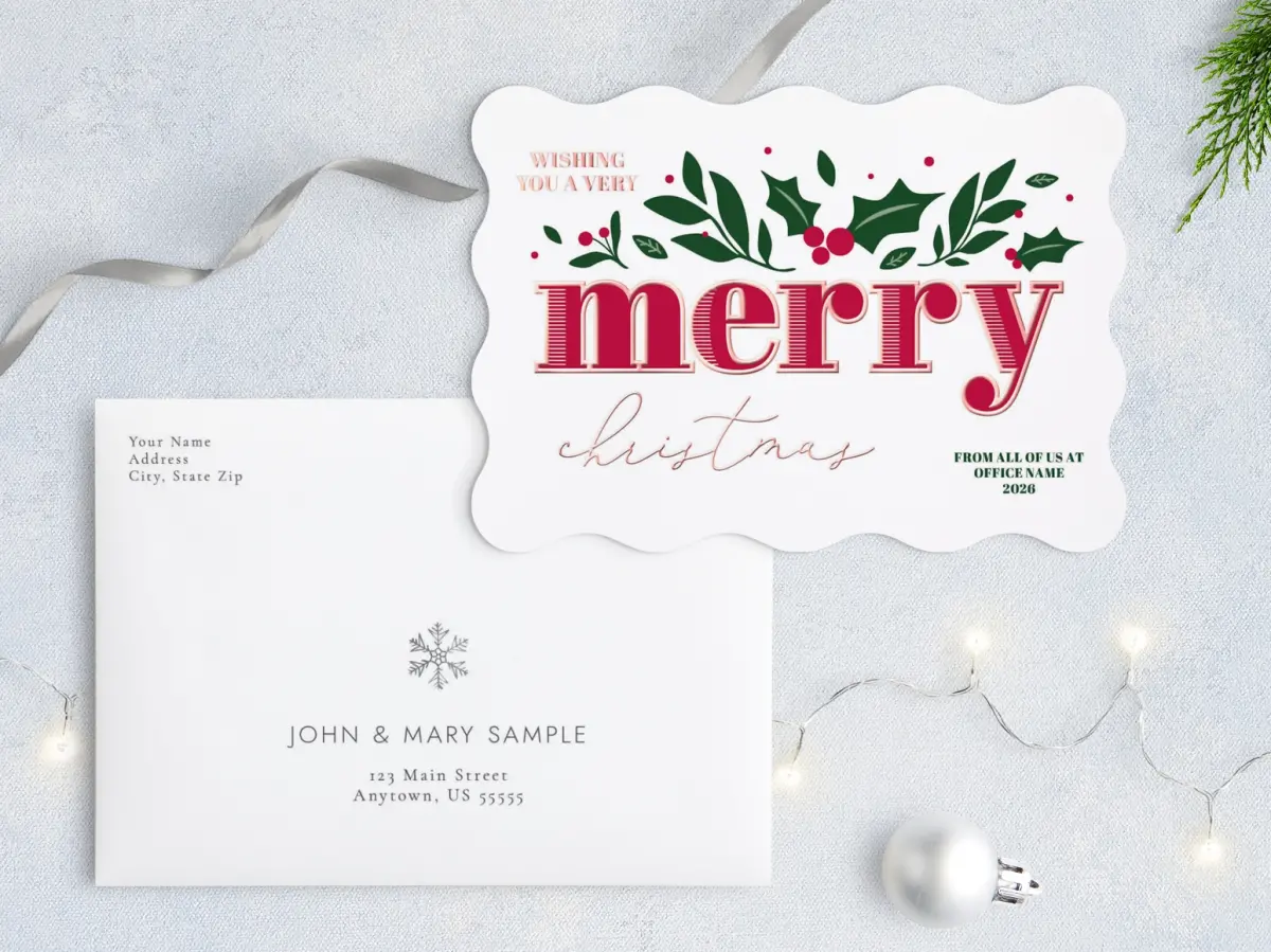 Front with Envelope Design
