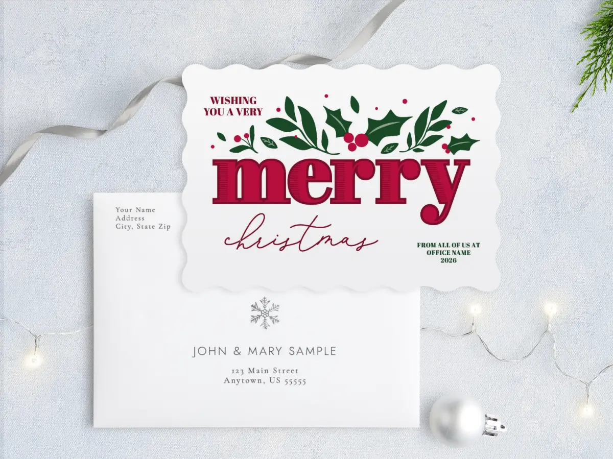 Front with Envelope Design