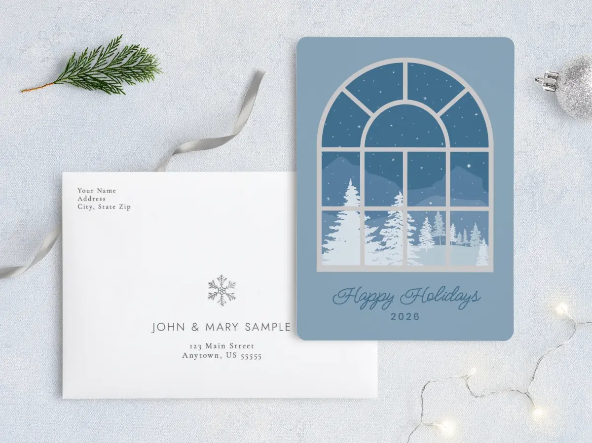 Front with Envelope Design