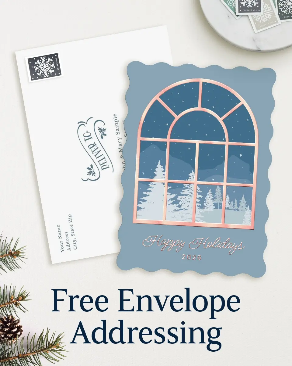 Wavy Christmas Cards