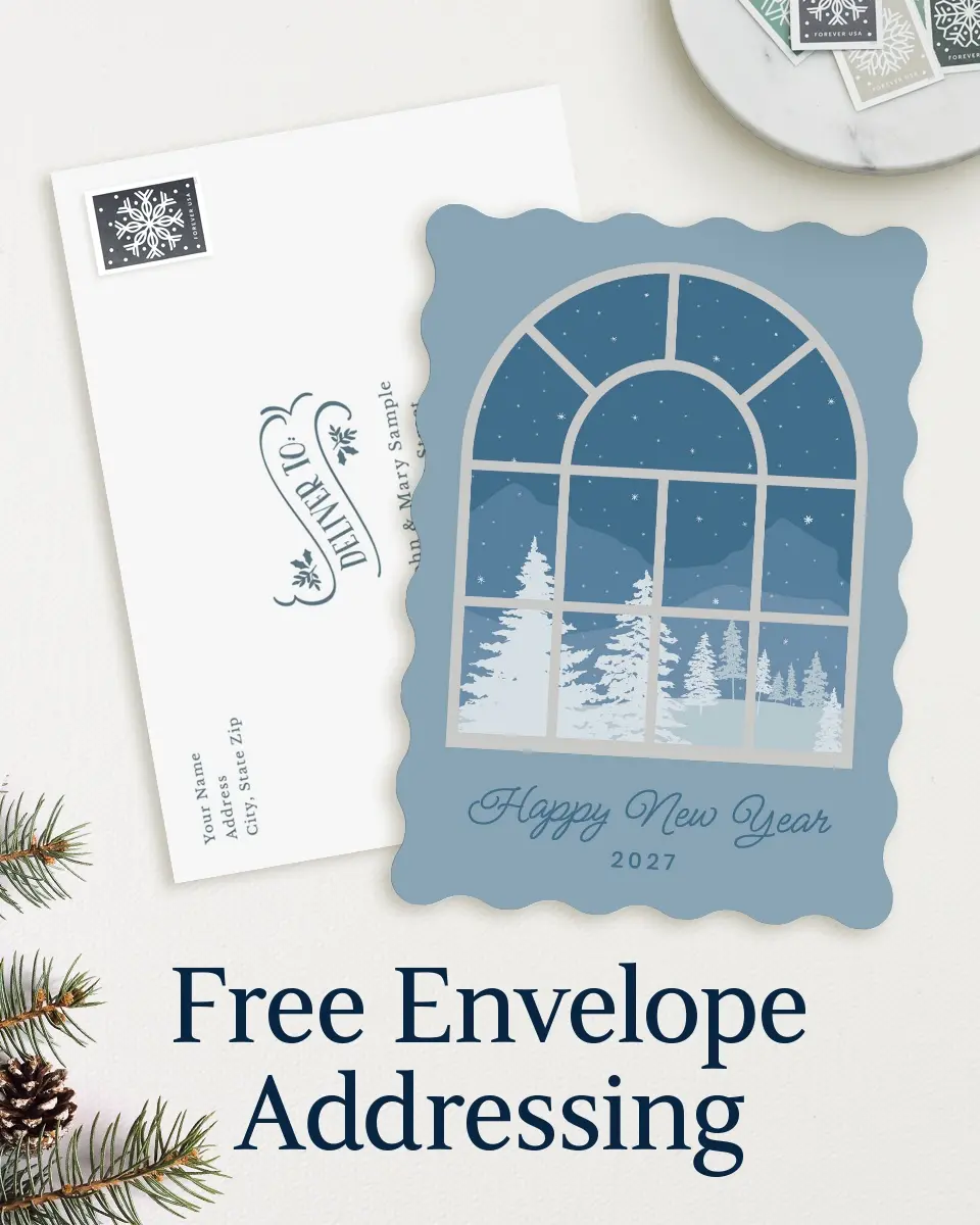 Wavy Christmas Cards