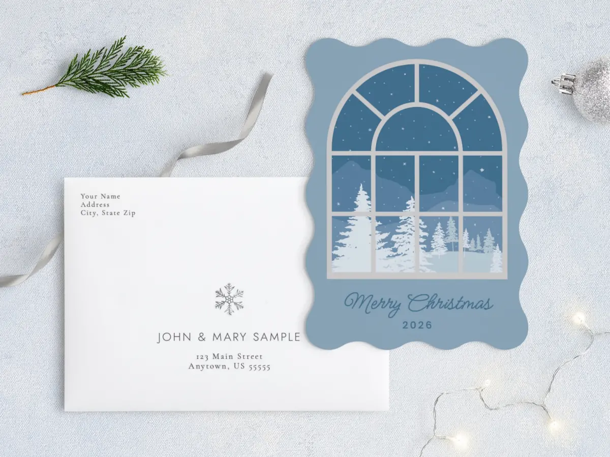 Front with Envelope Design