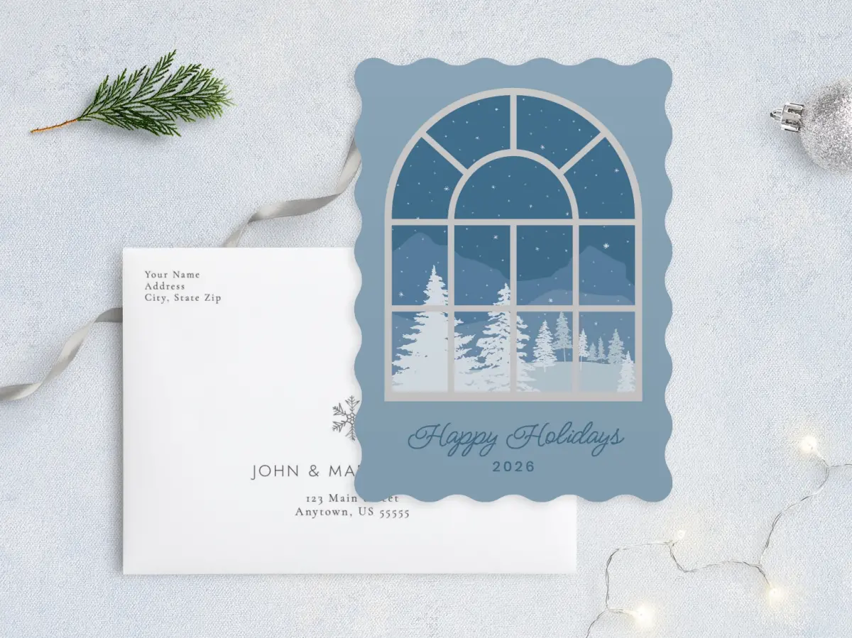 Front with Envelope Design