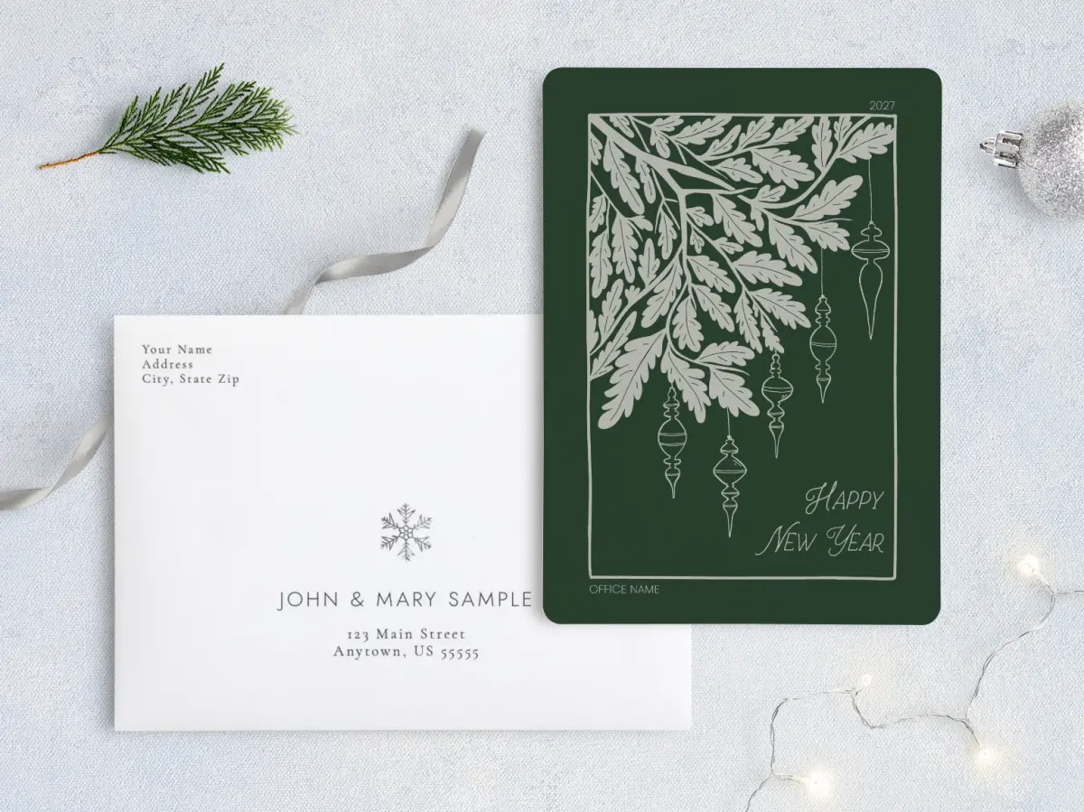 Front with Envelope Design