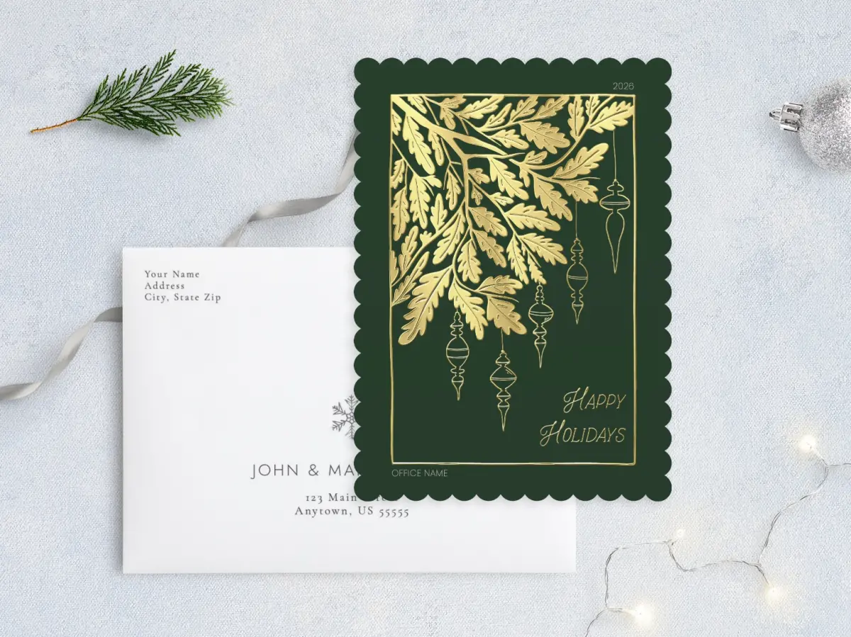 Front with Envelope Design