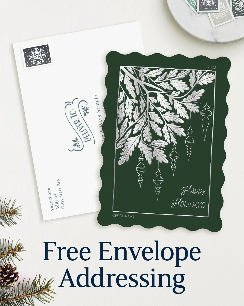 Wavy Christmas Cards