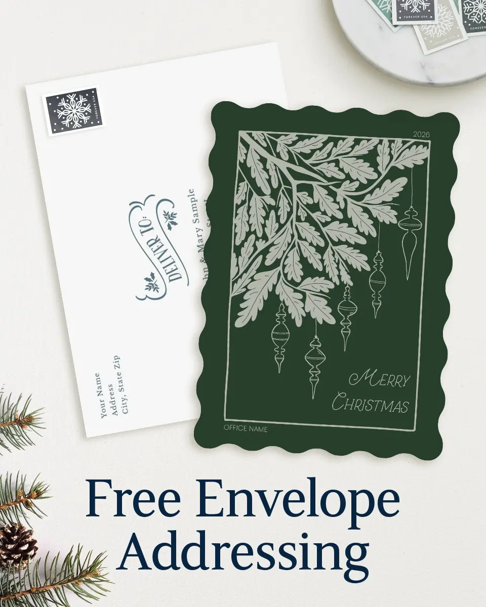 Wavy Christmas Cards