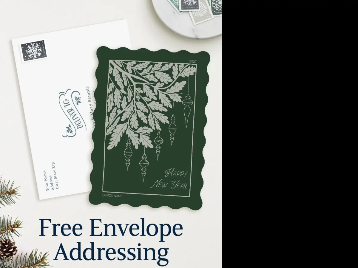 Wavy Christmas Cards