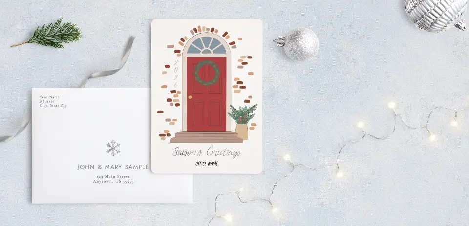 Front with Envelope Design