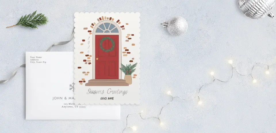 Front with Envelope Design