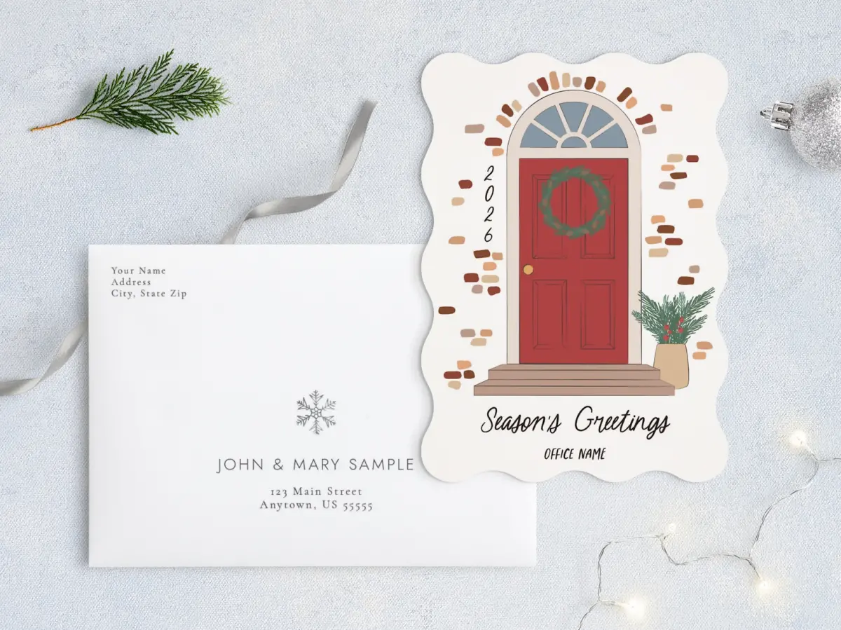 Front with Envelope Design