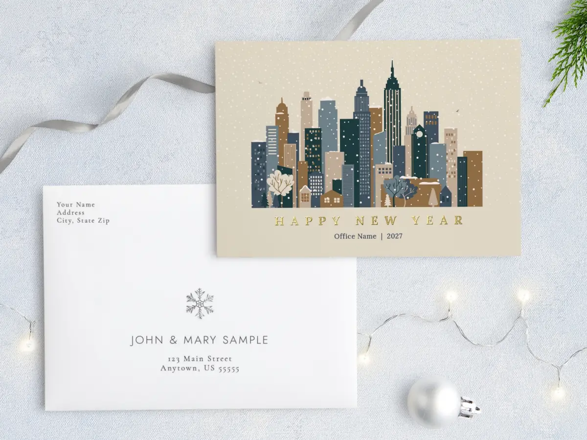 Front with Envelope Design