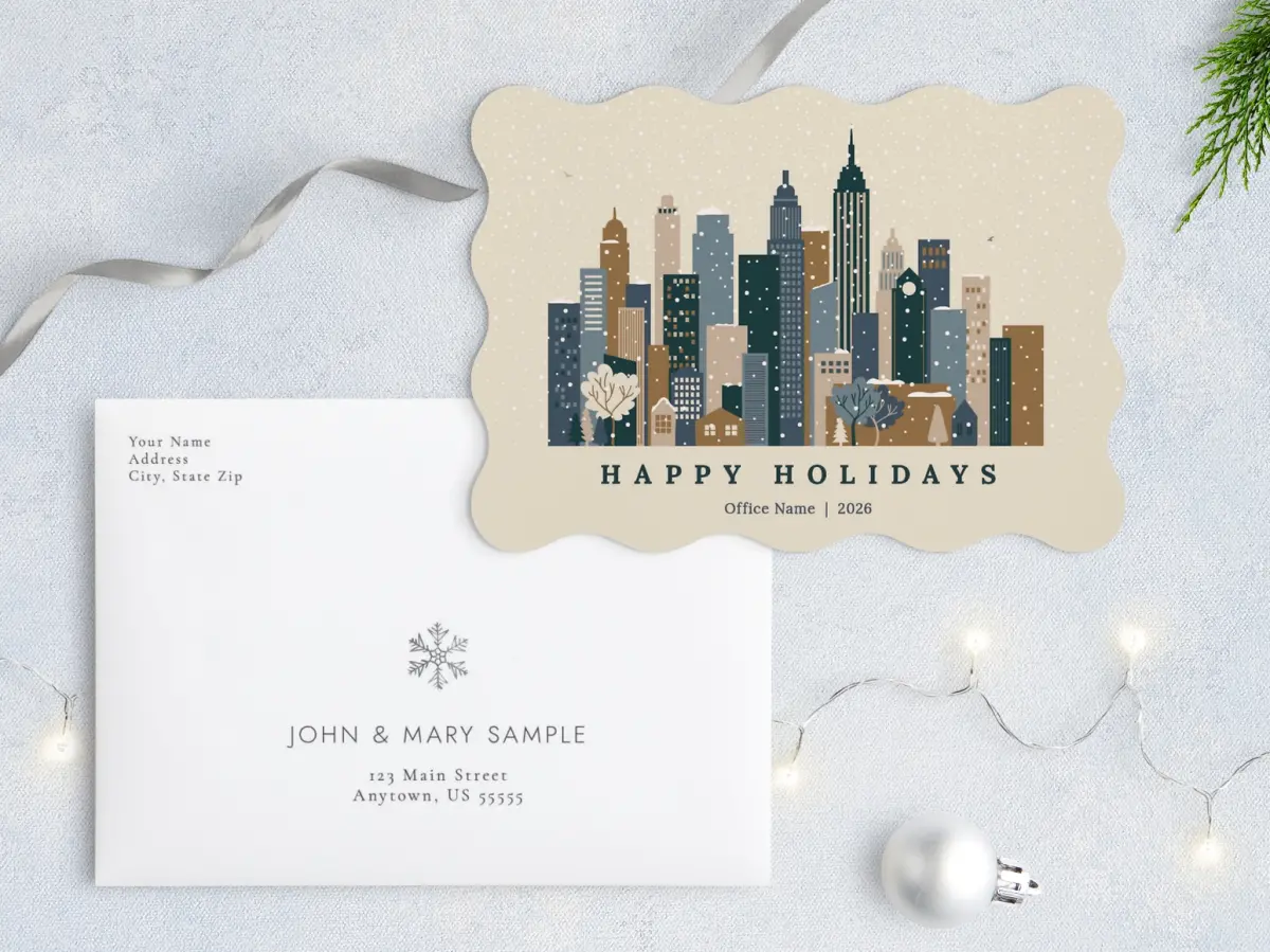 Front with Envelope Design