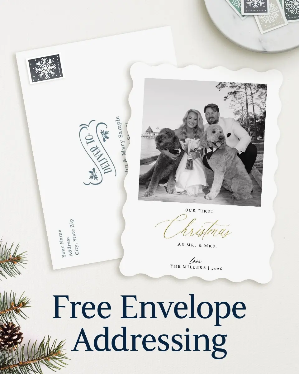 Wavy Christmas Cards