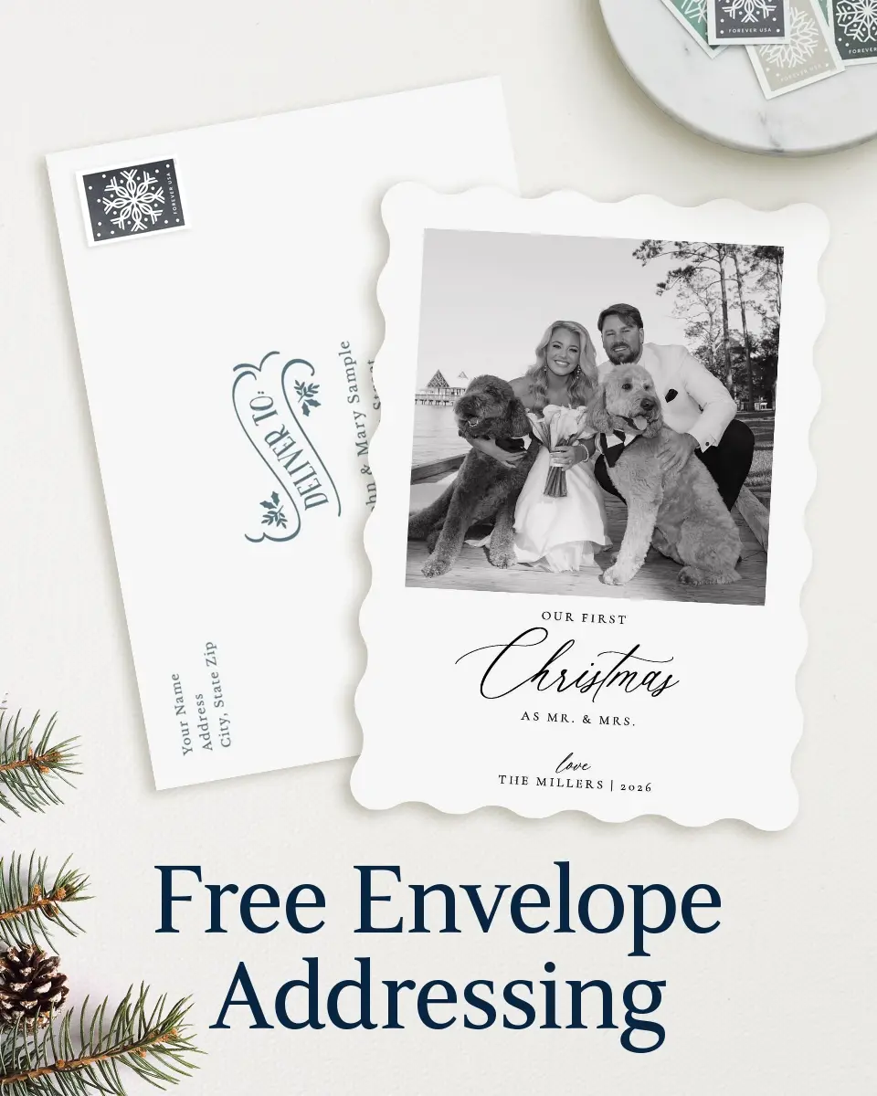 Wavy Christmas Cards