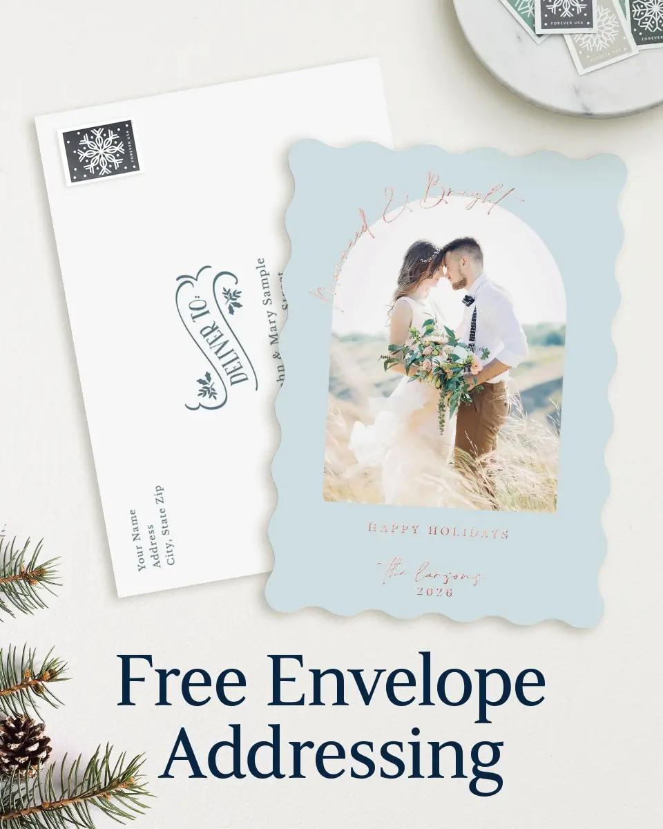 Wavy Christmas Cards