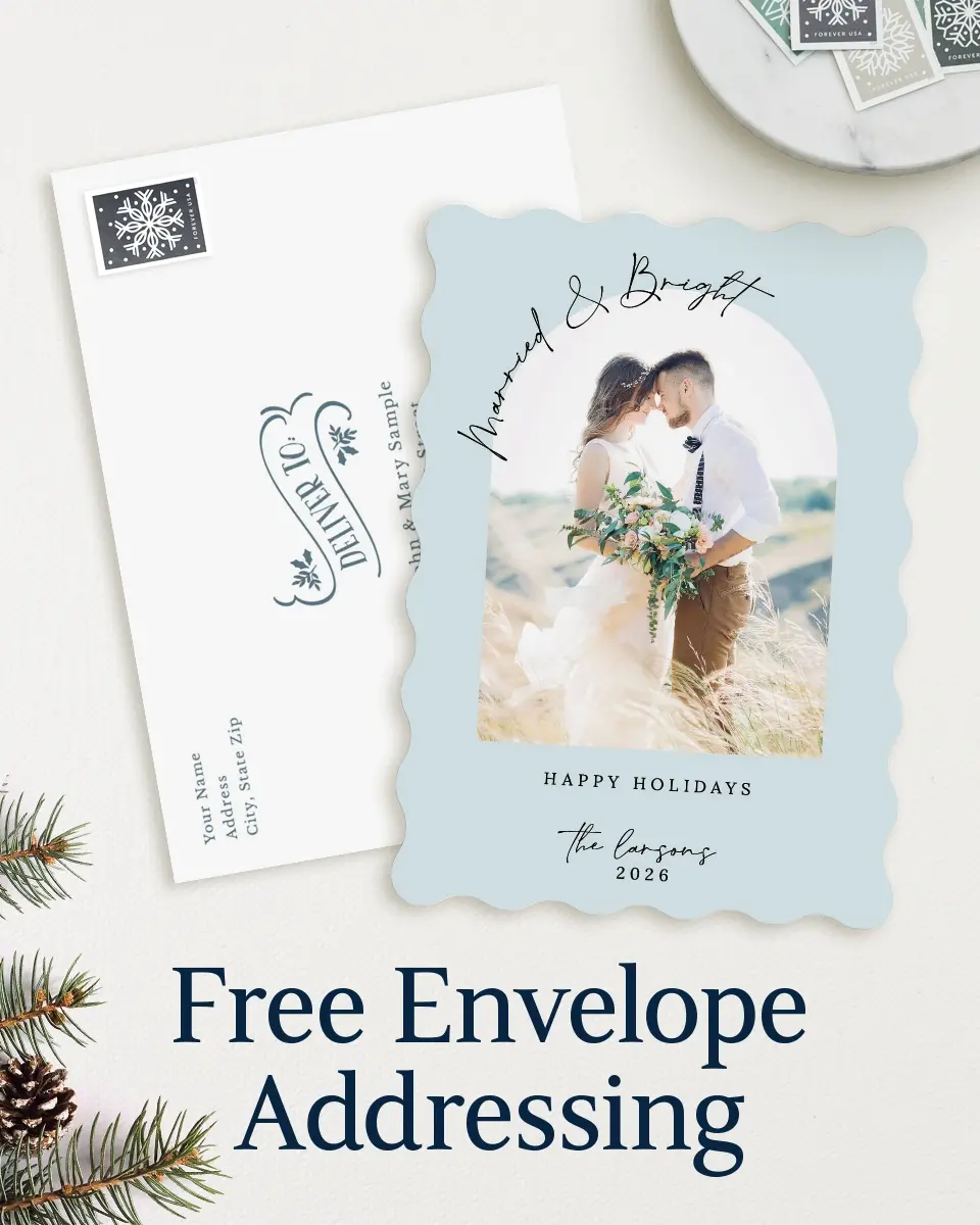 Wavy Christmas Cards