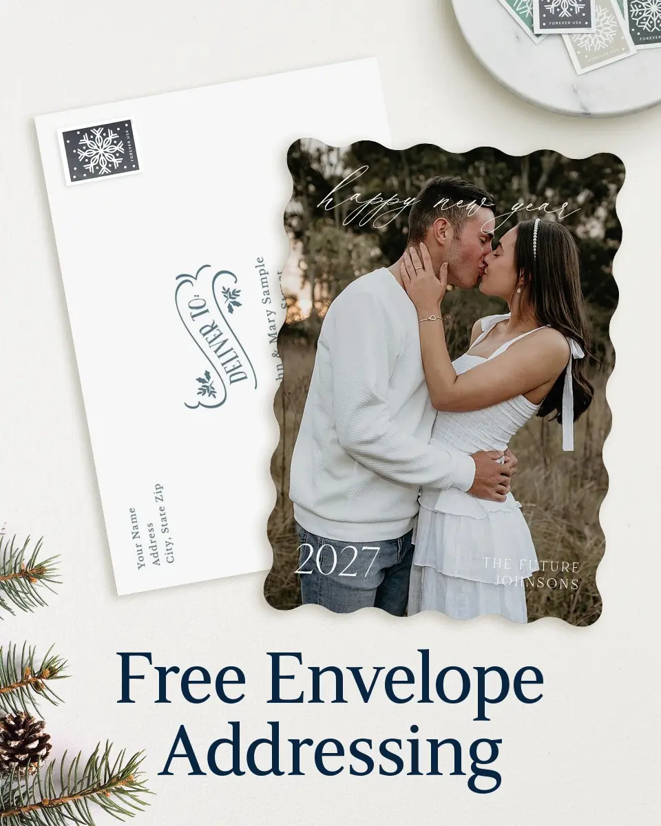 Wavy Christmas Cards