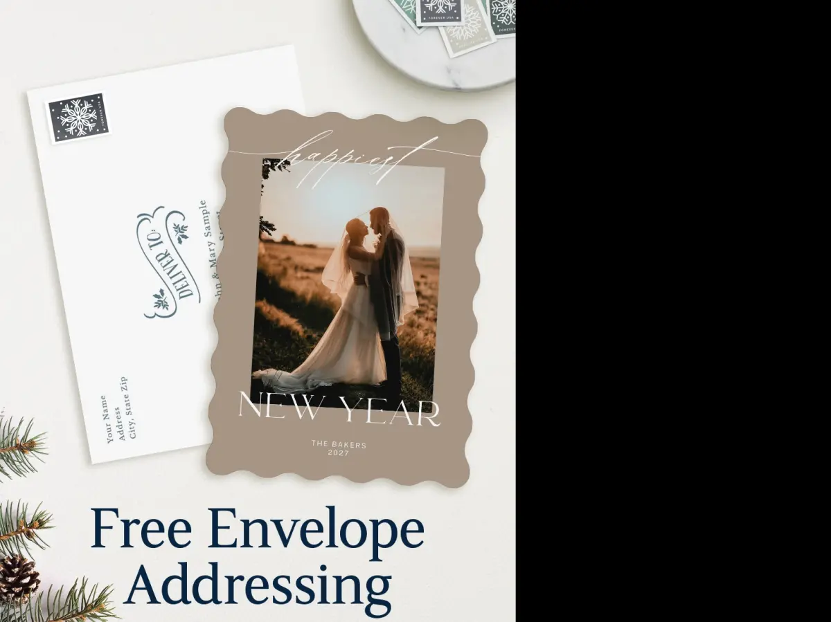 Wavy Christmas Cards