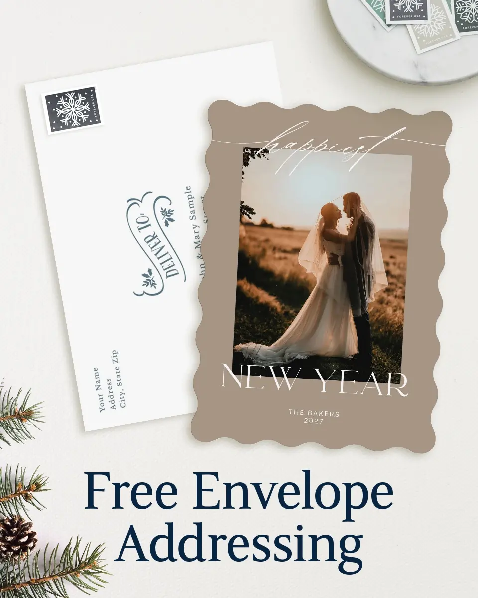 Wavy Christmas Cards