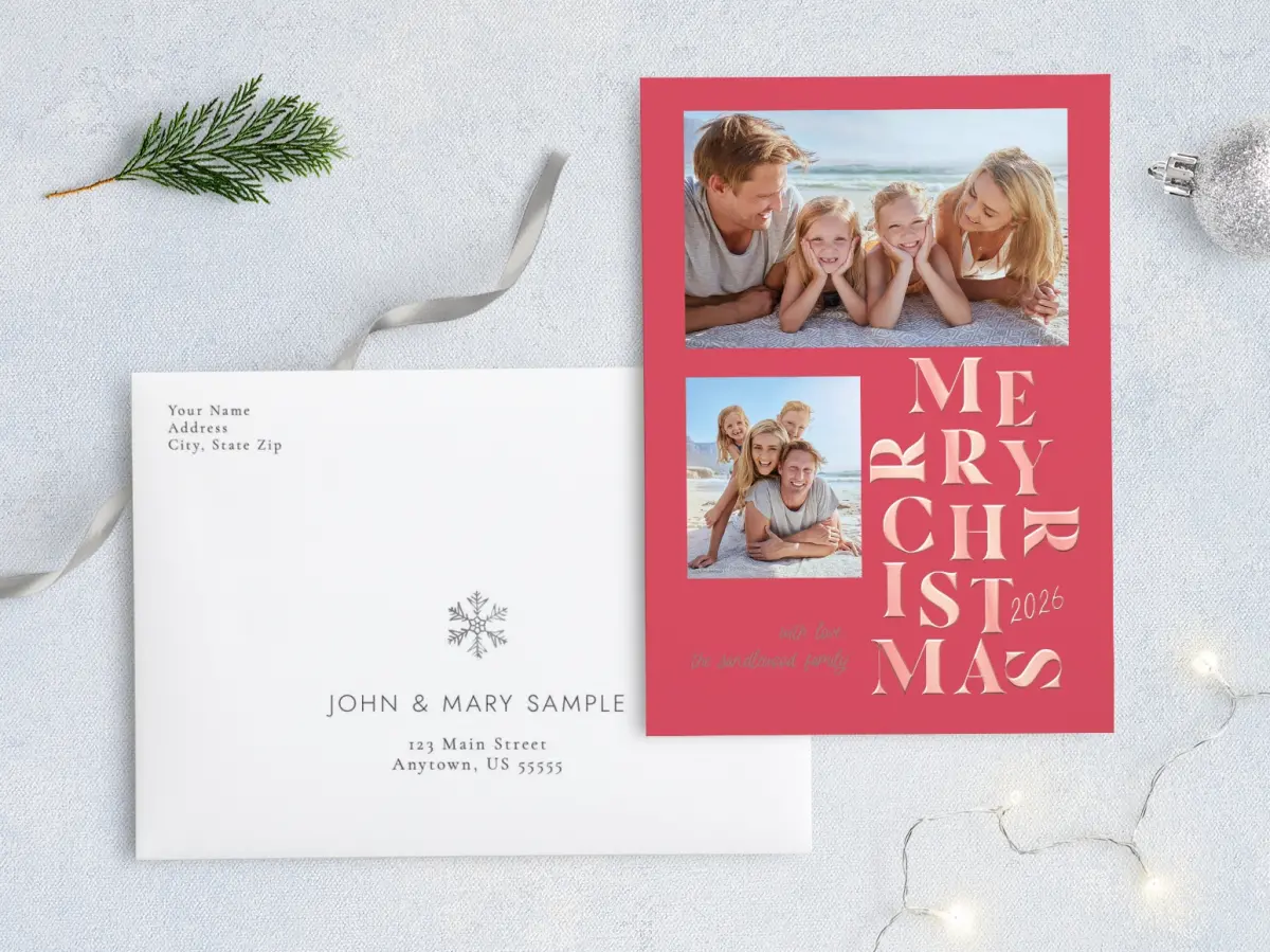 Front with Envelope Design