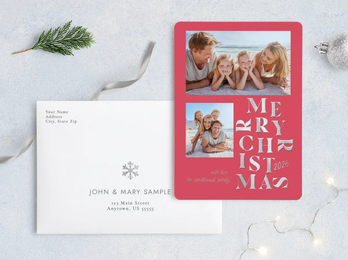 Front with Envelope Design
