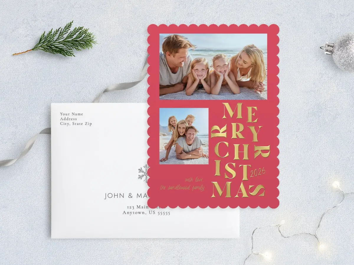 Front with Envelope Design