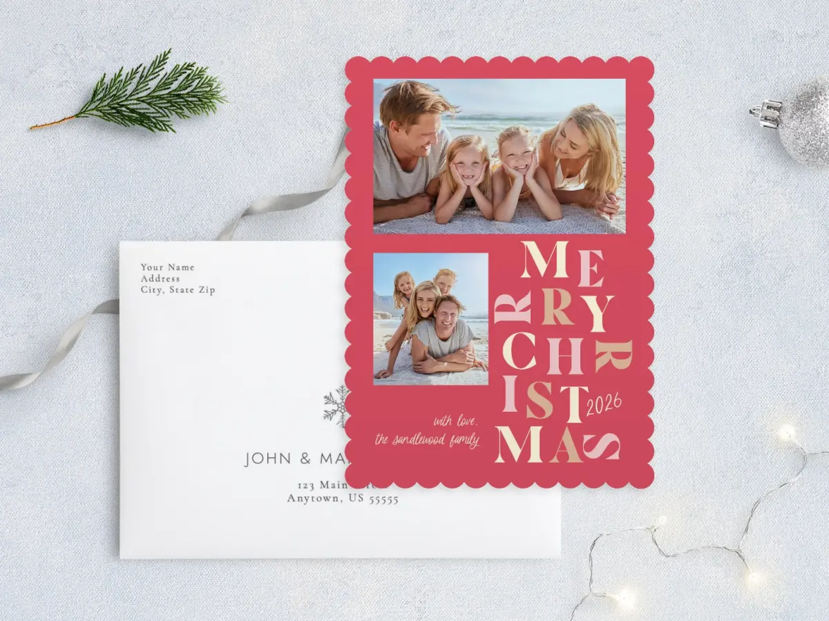 Front with Envelope Design