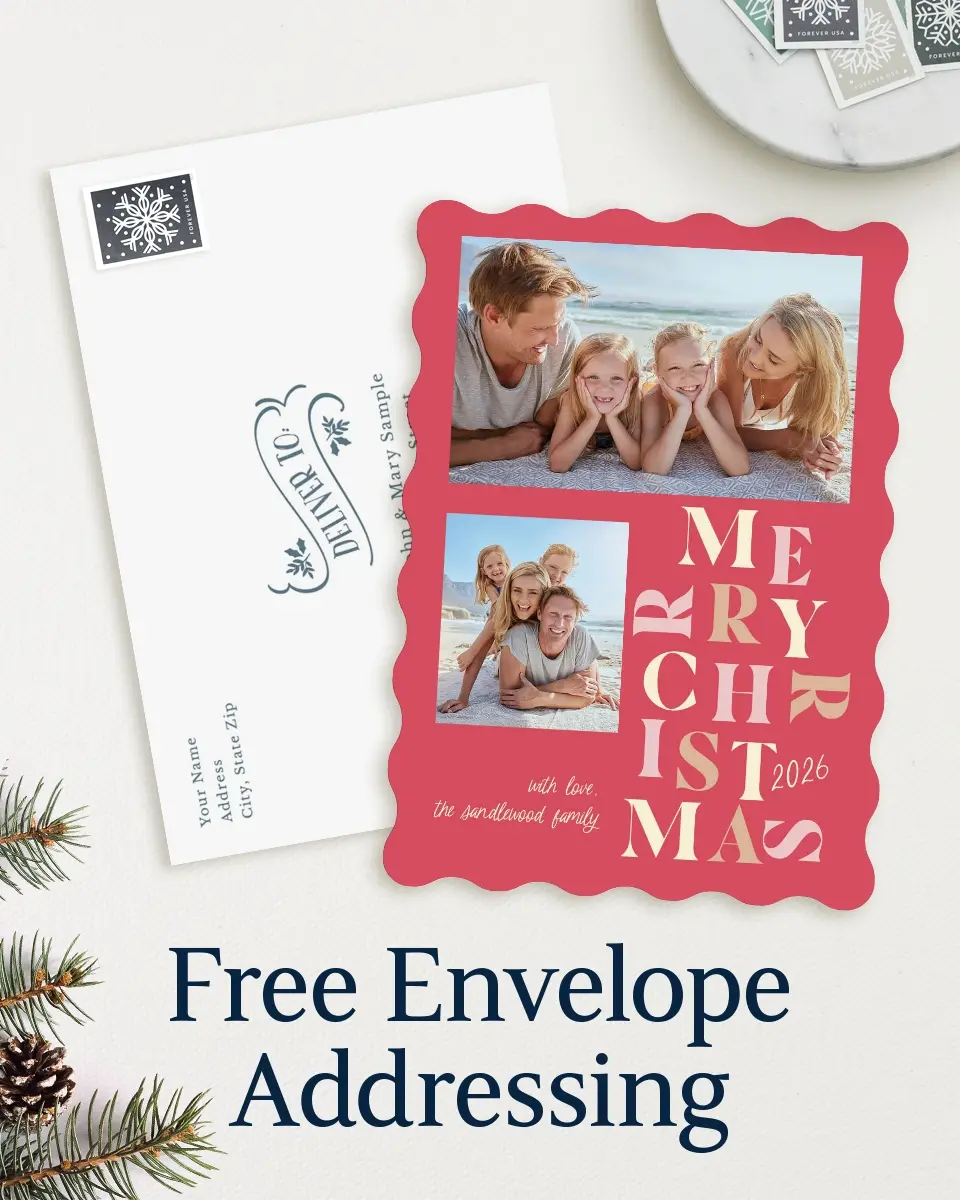 Wavy Christmas Cards