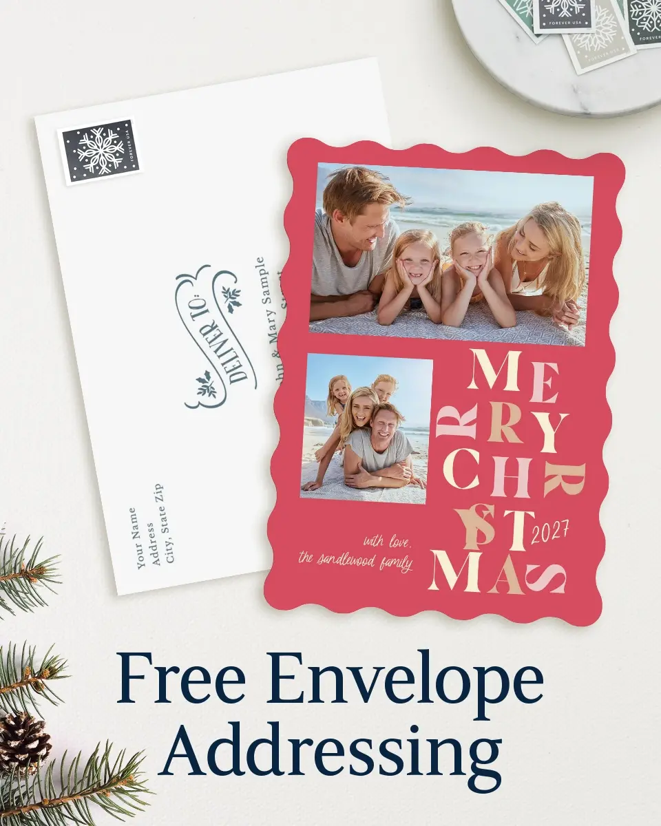 Wavy Christmas Cards