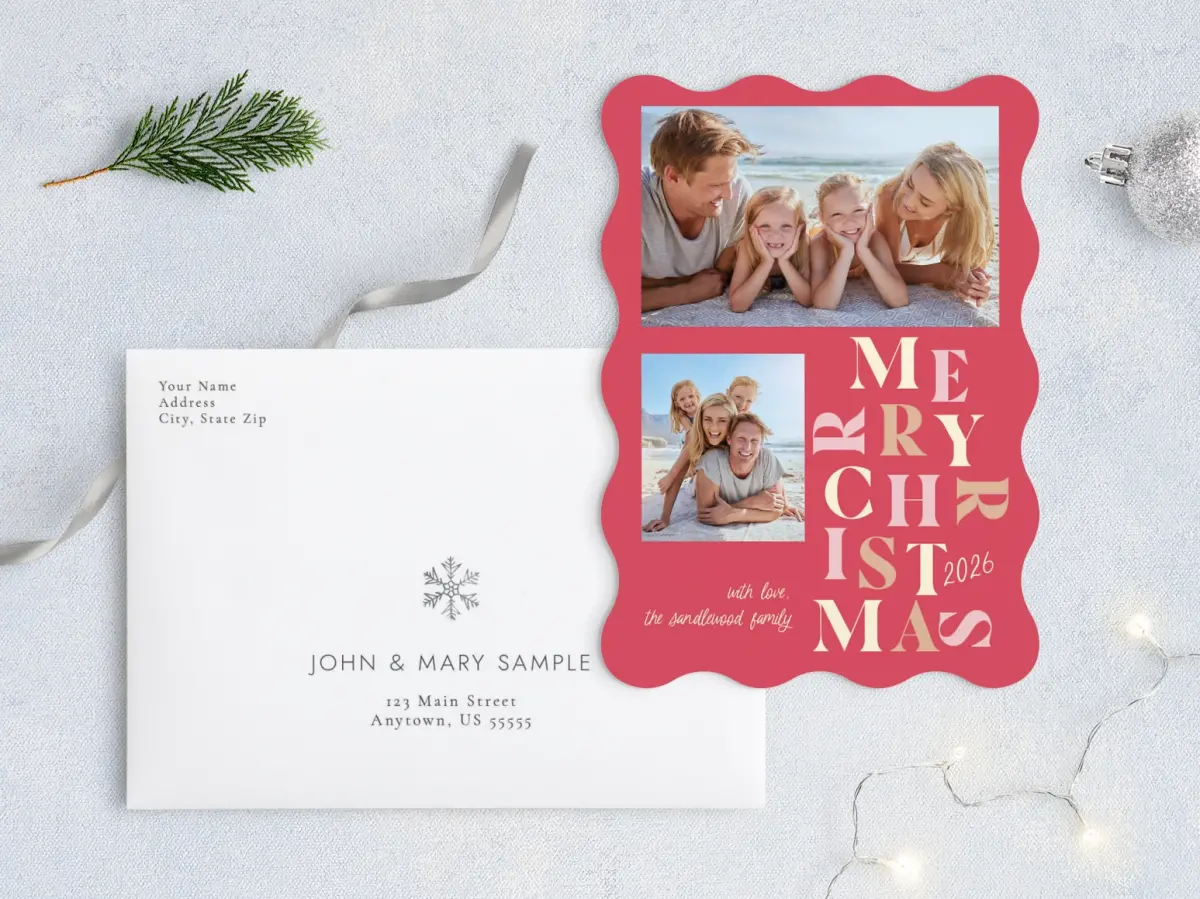 Front with Envelope Design