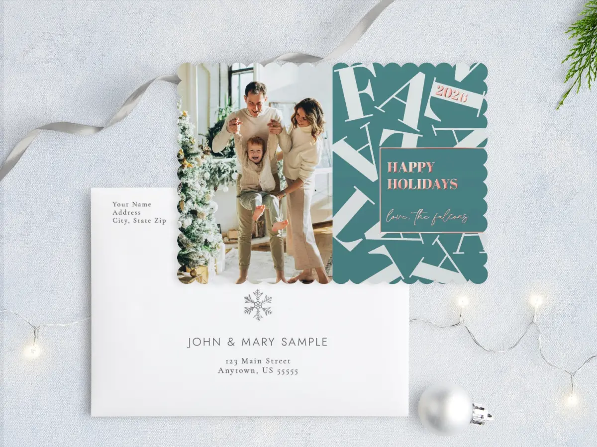 Front with Envelope Design