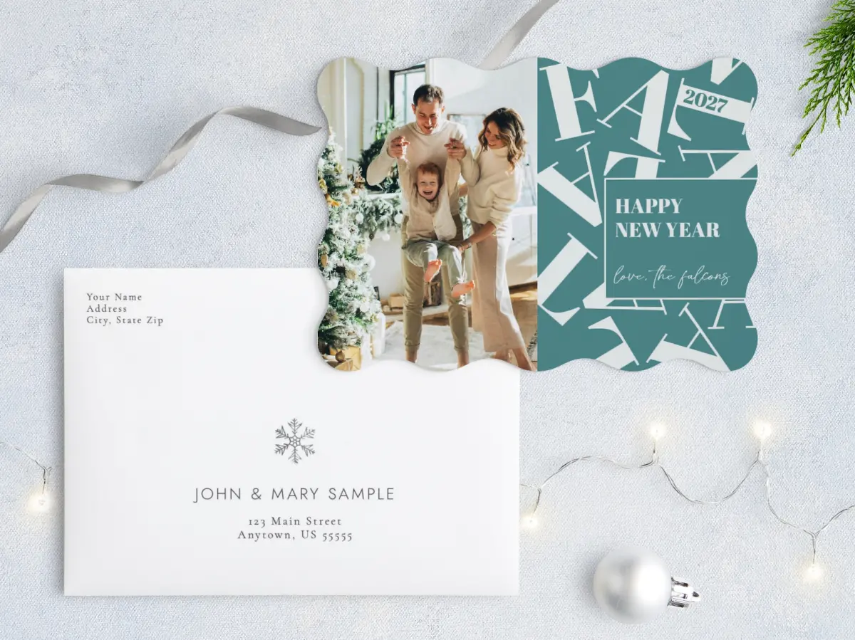 Front with Envelope Design