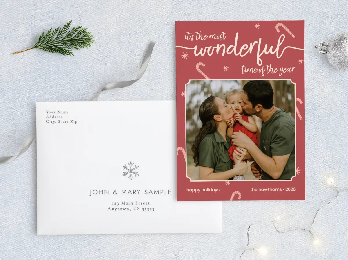 Front with Envelope Design