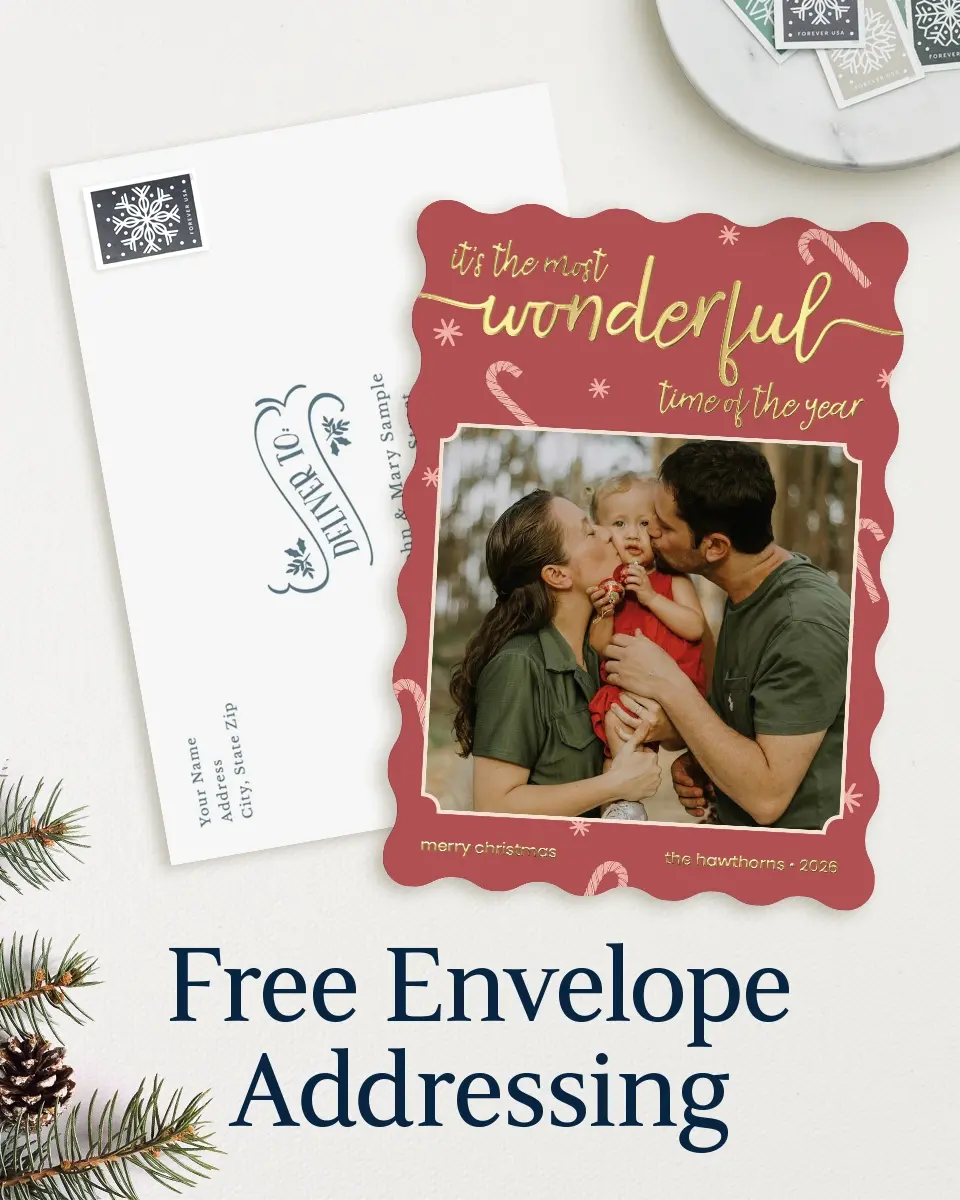 Wavy Christmas Cards