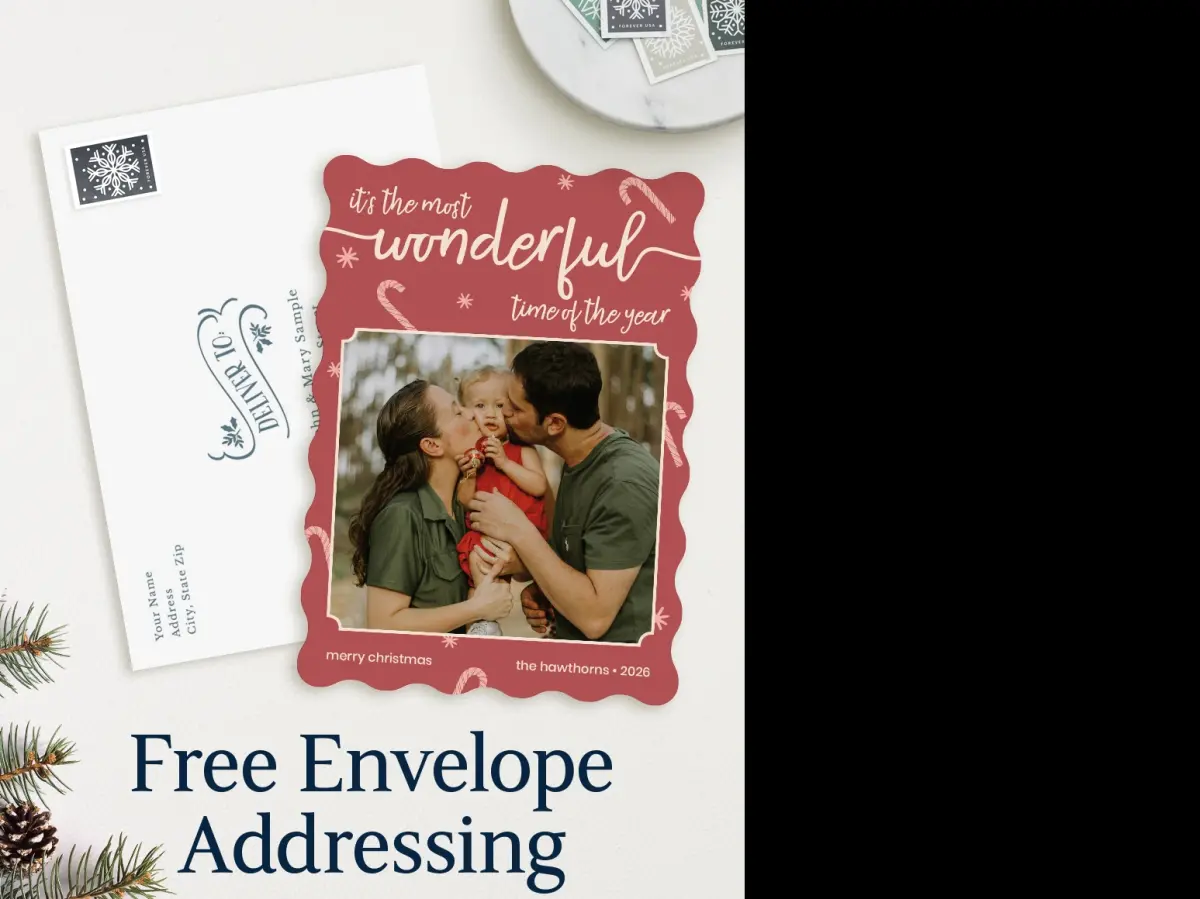 Wavy Christmas Cards