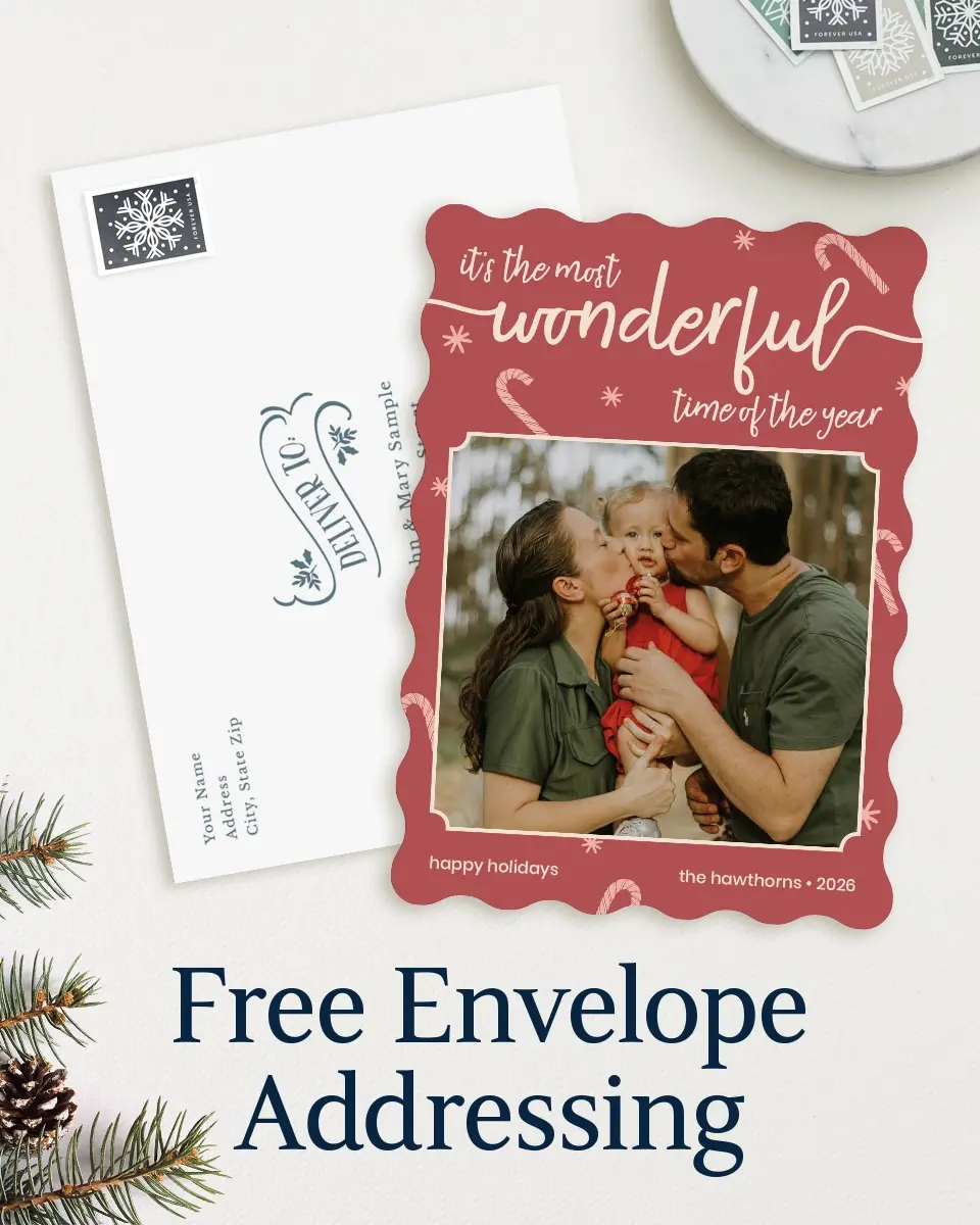 Wavy Christmas Cards