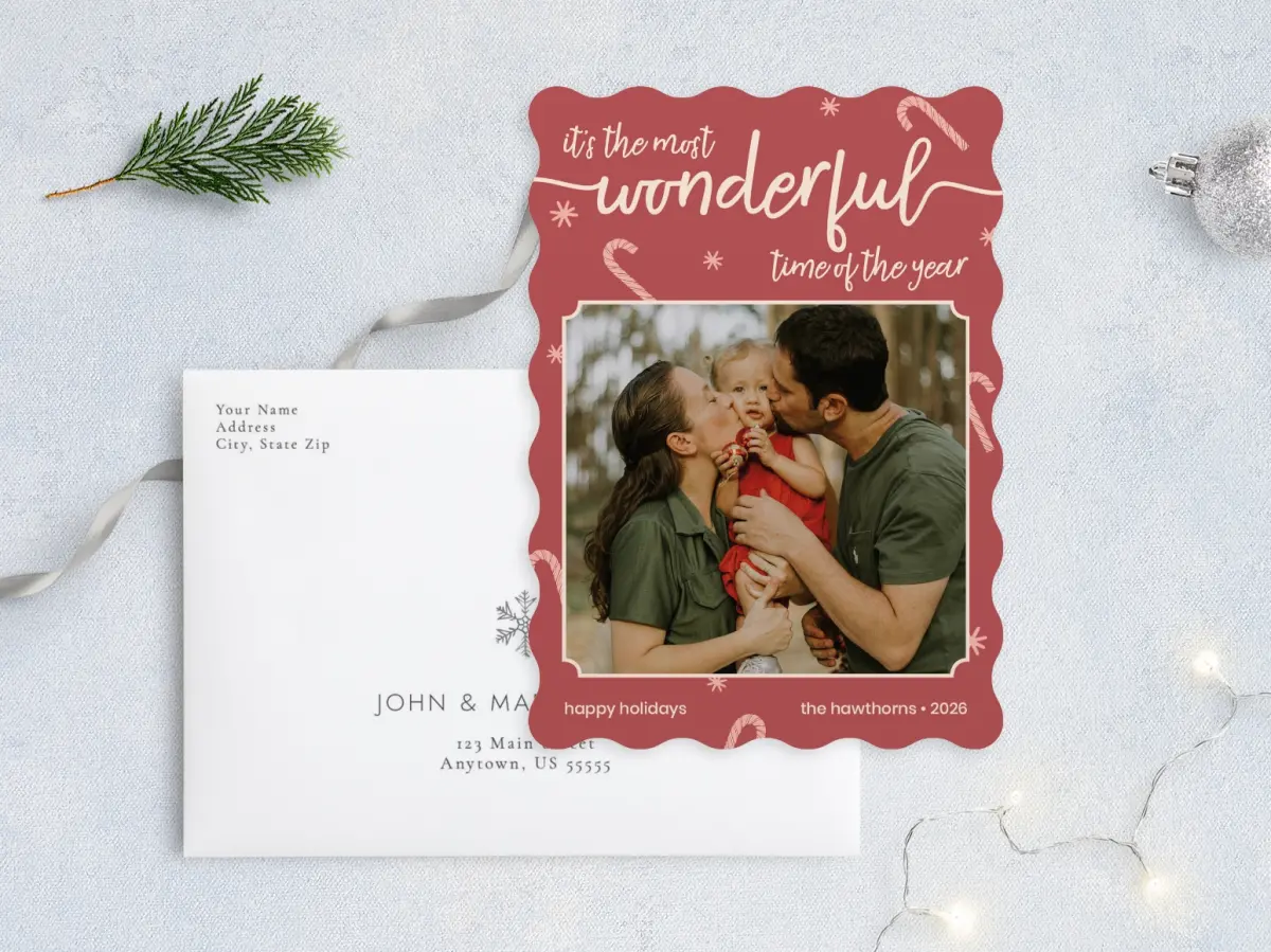 Front with Envelope Design