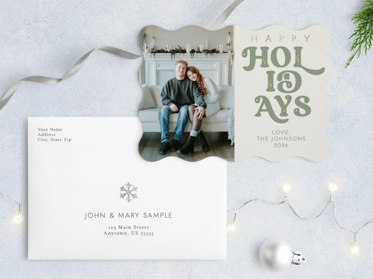 Front with Envelope Design