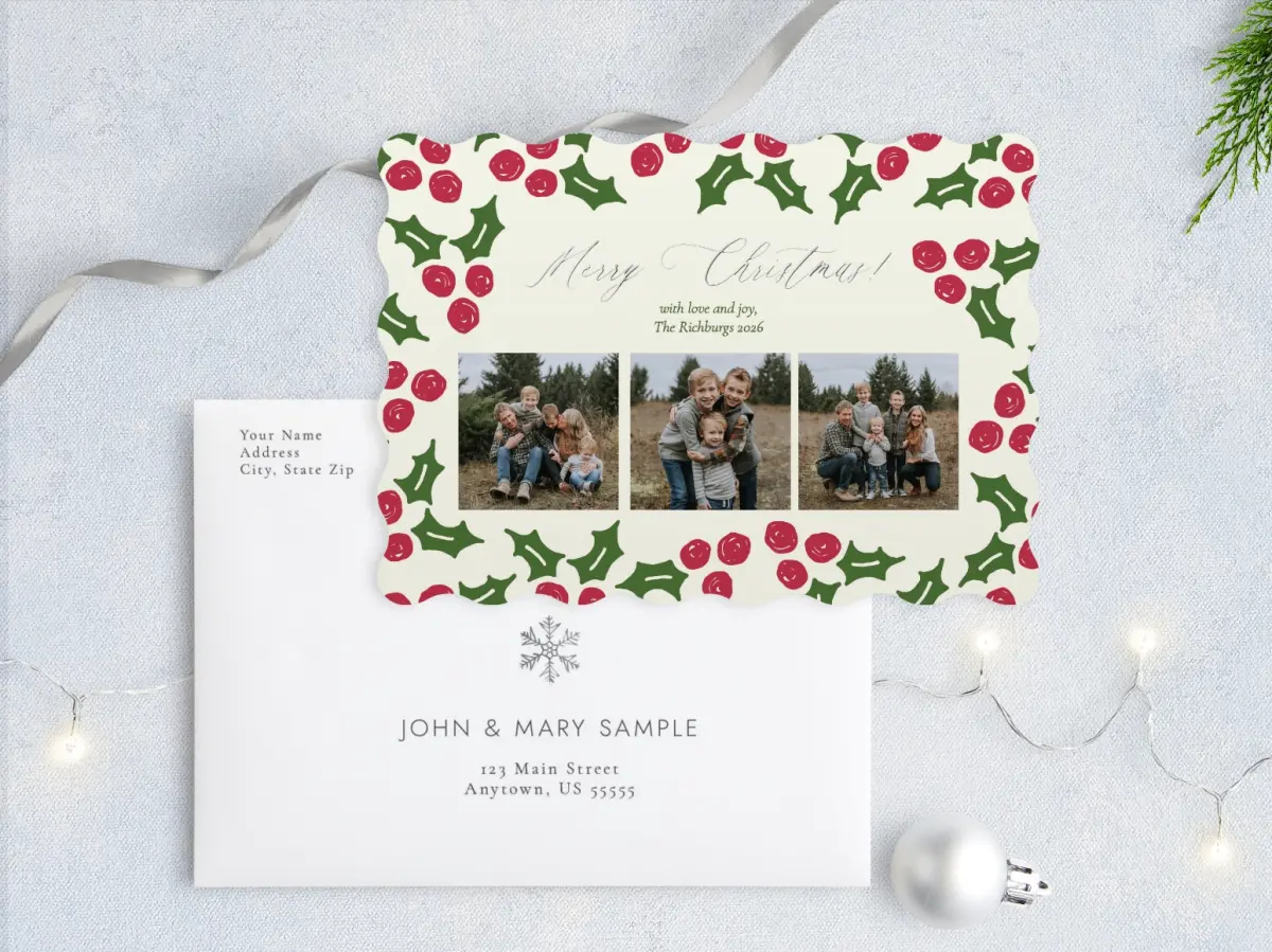 Front with Envelope Design