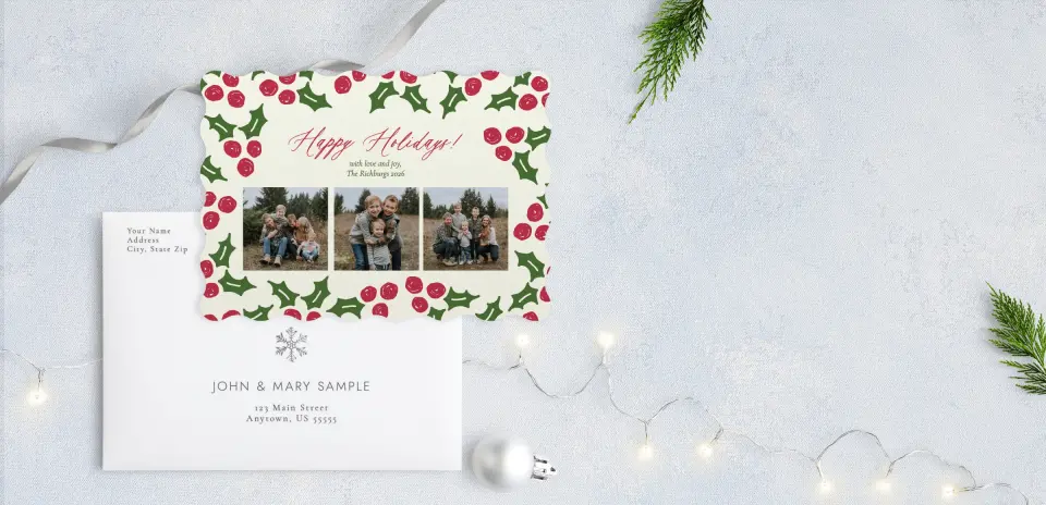 Front with Envelope Design