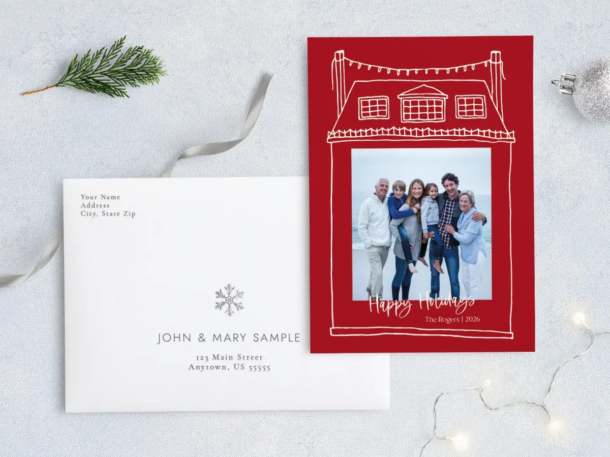 Front with Envelope Design