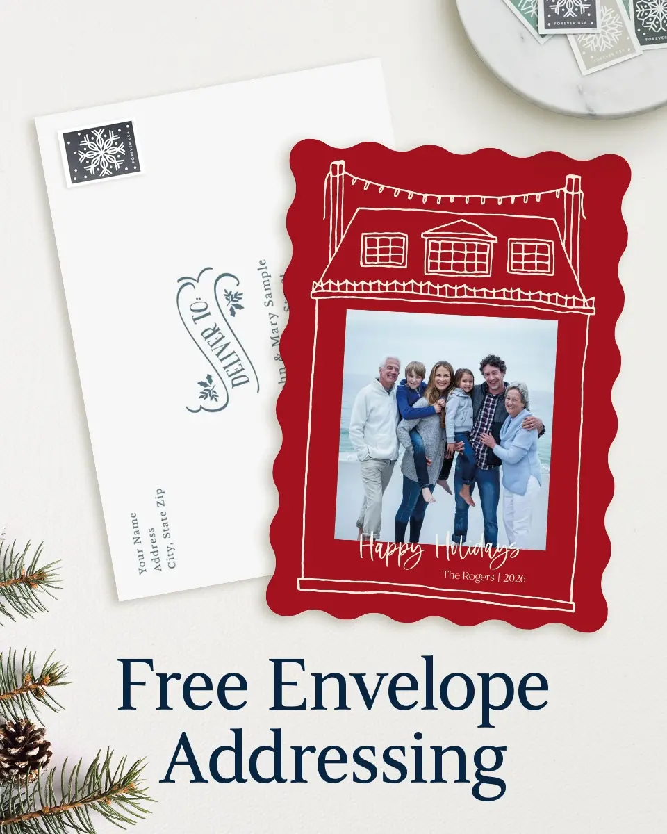 Wavy Christmas Cards