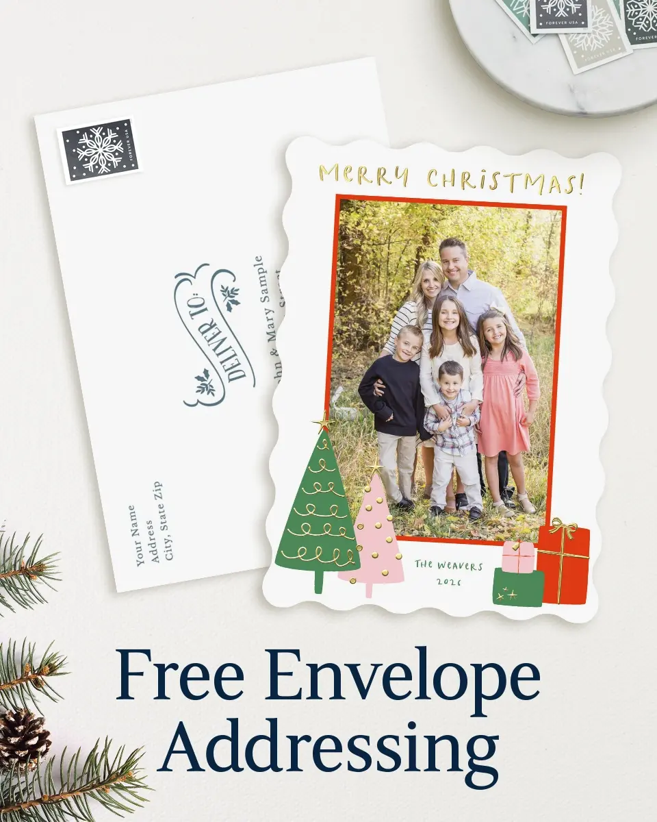 Wavy Christmas Cards